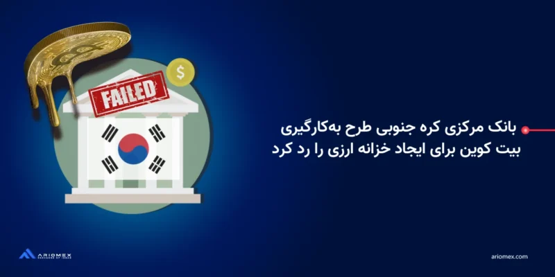 بانک مرکزی کره جنوبی طرح به‌کارگیری بیت کوین برای ایجاد خزانه ارزی را رد کرد